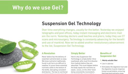 เจาะลึกการวิจัยเทคโนโลยี Gel Suspension